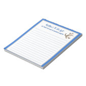 Happy Cat oder Foto Personalisiert zu tun Planer Notizblock (Rotiert)