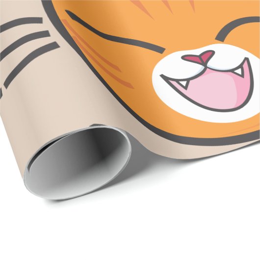 Happy Cat Packpapier (Rolleneckpunkt)