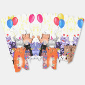 Happy Cat Party Popcorn Box Geschenkschachtel (Ungeklappt)