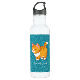 Happy Cat Personalisiert Edelstahlflasche