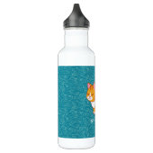 Happy Cat Personalisiert Edelstahlflasche (Links)