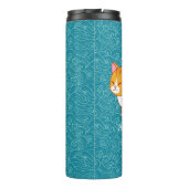 Happy Cat Personalisiert Thermosbecher (Rückseite)