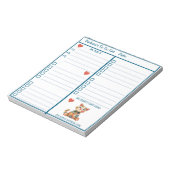 Happy Cat Personalisierten Planer zu tun Liste Notizblock (Rotiert)
