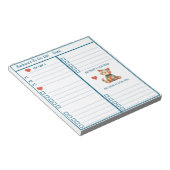 Happy Cat Personalisierten Planer zu tun Liste Notizblock (angewinkelt)
