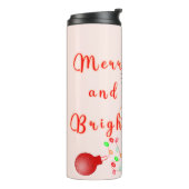 Happy Cat Playing with LED Light | Niedliche Weihn Thermosbecher (Nach links gedreht)