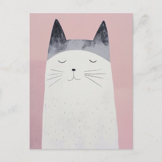 Happy Cat Postkarte (Vorderseite)