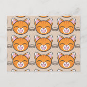 Happy Cat Postkarte (Vorderseite)