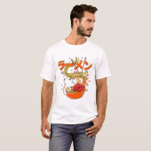 Happy Cat Ramen T-Shirt (Vorne ganz)