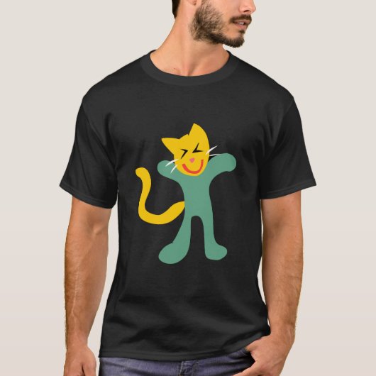 Happy Cat T - Shirt (Vorderseite)