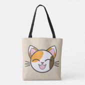 Happy Cat Tote Tasche (Rückseite)