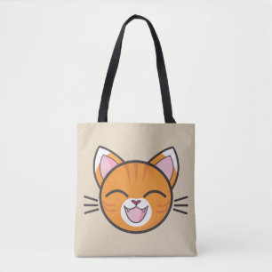 Happy Cat Tote Tasche
