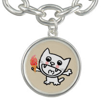 Happy Cat with Ice Cream