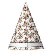 Happy Cat with Ice Cream Partyhütchen (Rückseite)