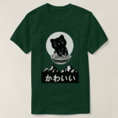 Happy Cat with Ramen T-Shirt (Design vorne)