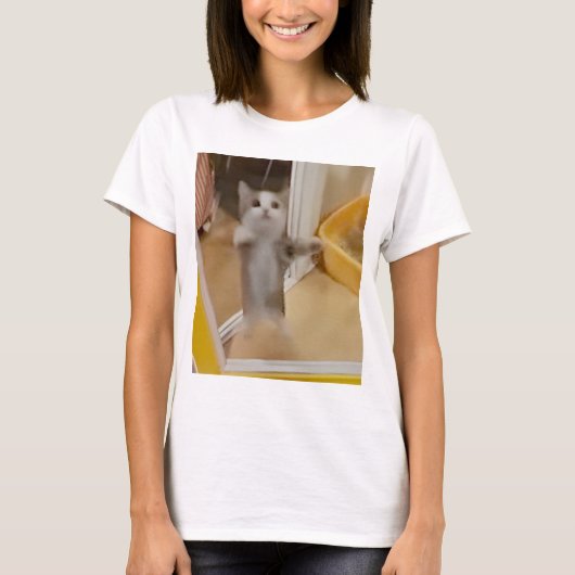 Happy Cat Women's T - Shirt (Vorderseite)