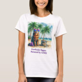 Happy Catnip Cat Funny Cat Lovers T-Shirt (Vorderseite)