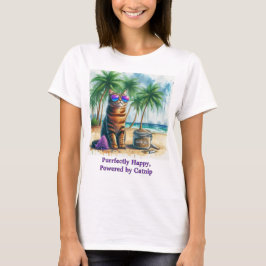 Happy Catnip Cat Funny Cat Lovers T-Shirt