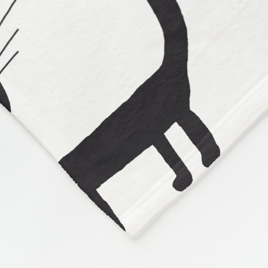 Happy Cats Art Fleece Blanket (Ecke)