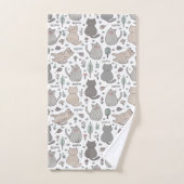 Happy Cats Badhandtuch Set (Handtuch)