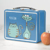 Happy Cats individuelle Name Lunch Boxen (Beispiel)