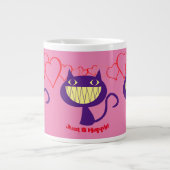 Happy Cats Jumbo-Tasse (Vorderseite)