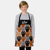 Happy Cats Schürze (Getragen)