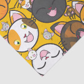 Happy Cats Tissue Paper Seidenpapier (Ausschnitt)