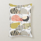 Happy Cats Whimsical Pattern Dekokissen (Vorderseite(Vertikal))