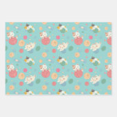 Happy Cats Wrapping Paper Geschenkpapier Set (Vorderseite 2)