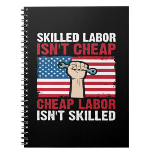 Happy Celebrate Labour Day Festival 2025 Classic- Notizblock
