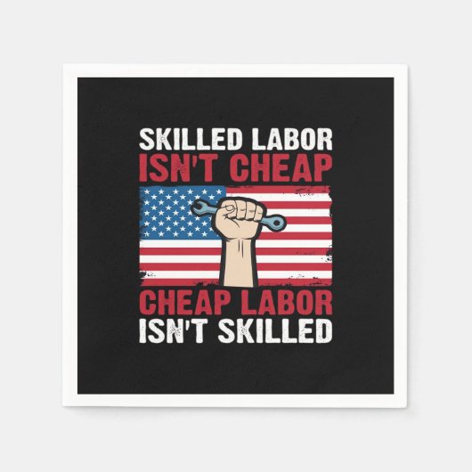 Happy Celebrate Labour Day Festival 2025 Classic- Serviette (Vorderseite)