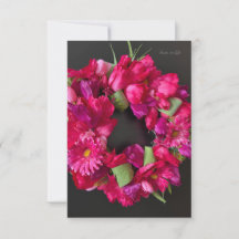 Happy Celebration - Hot Pink Floral Kranz