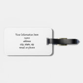 Happy Celery Stalk Grüne Faser Gemüse Gepäckanhänger (Rückseite horizontal)