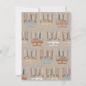 Happy Challah Day Hanukkah Party Einladung (Rückseite)