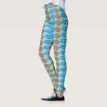 Happy Challah Days Blue Chanukah Hanukkah Holiday Leggings<br><div class="desc">Leggings zeigen eine originelle Illustration eines Laib von herausforderndem Brot, mit HAPPY CHALLAH DAYS in einem lustigen Schriftart. Ideal für ein hässliches Party im Pullover! Dieses Design ist auch auf anderen Produkten erhältlich. In diesem Shop sind auch viele weitere Lebensmitteldrucke erhältlich. Sehen Sie nicht, wonach Sie suchen? Brauchen Sie Hilfe...</div>