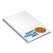Happy Challah Days Chanukah Hanukkah Holiday Notizblock (Rechte Seite)