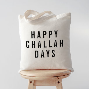 Happy Challah Days Funny Holiday Tragetasche