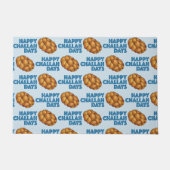 Happy Challah Days Hanukka Chanukah jüdisches Brot Fußmatte (Vorderseite)