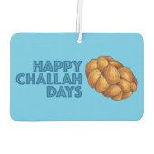Happy Challah Days Hanukkah Chanukah Holiday Brot Autolufterfrischer (Rückseite)
