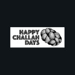 Happy Challah Days Hanukkah Chanukah Holiday Brot Gummistempel<br><div class="desc">Eine originelle Marker-Illustration eines Laib geflochtenen herausfordernden Brotes, mit HAPPY CHALLAH DAYS in einem lustigen Schriftart. Ideal für Hanukkah Crafting und Mailing! Dieses Design ist auch auf anderen Produkten erhältlich. Viele weitere Illustrationen zum Thema Feinschmecker stehen ebenfalls zur Verfügung. Sehen Sie nicht, wonach Sie suchen? Brauchen Sie Hilfe bei der...</div>