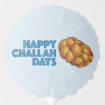 Happy Challah Days Hanukkah Jüdisches Urlaubsbrot Ballon<br><div class="desc">Balloon Design zeigt eine originelle Marker-Abbildung eines Laib von herausforderndem Brot, mit HAPPY CHALLAH DAYS in einem blauen Schriftart. Ideal um Chanukah und die jüdischen Feiertage zu feiern. Dieses Design ist auch für andere Produkte verfügbar, einschließlich der Koordinierung von Party-Produkte und Dekoration. Sehen Sie nicht, wonach Sie suchen? Brauchen Sie...</div>