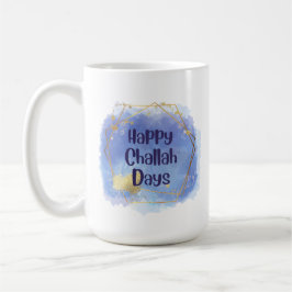 Happy Challah Days Hanukkah Tasse