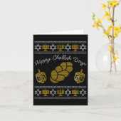 Happy Challah Days Karte (Gelbe Blume)