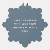 Happy Challah Days Ornament Card Karte (Rückseite)