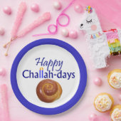 Happy Challah-Days Papierplatte Pappteller (Party)