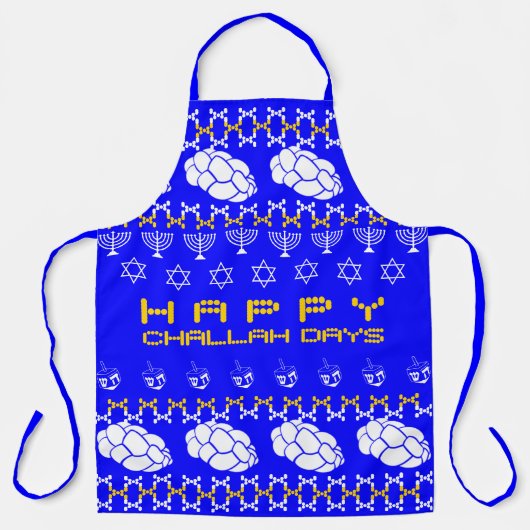 Happy Challah Days Schürze (Vorderseite)