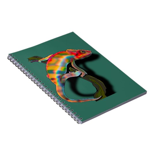 Happy Chameleon Notizblock (Rechte Seite)