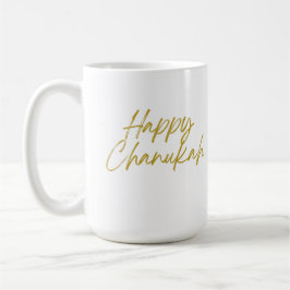 Happy Chanukah Classic Tasse, 15 oz Kaffeetasse
