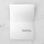 Happy Chanukah Feiertagskarte (Innenseite)