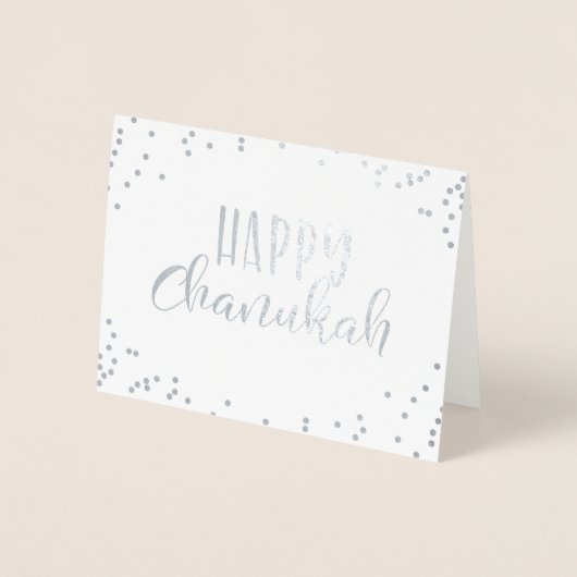 Happy Chanukah Folienkarte (Vorderseite)
